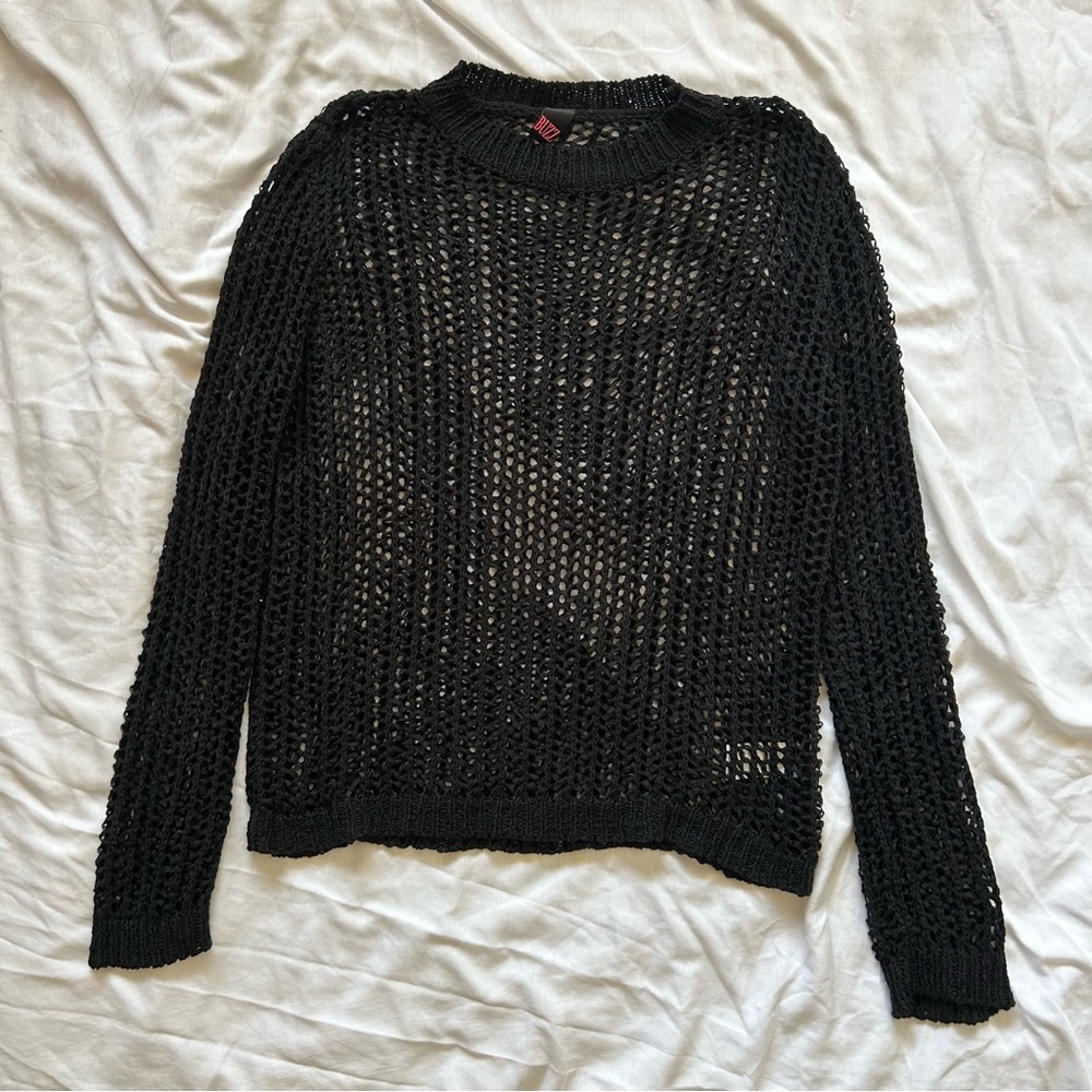 crotchet cover top long sleeve